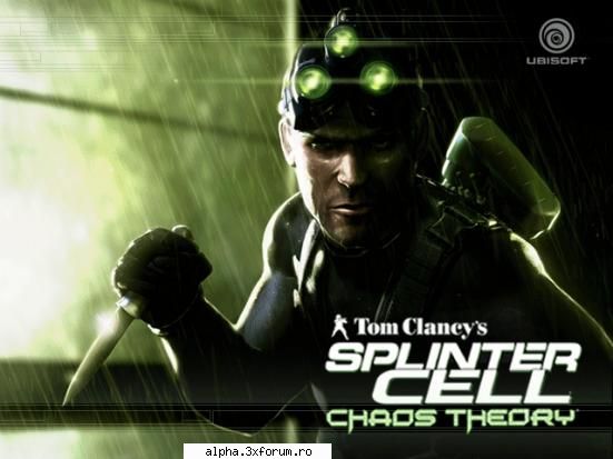 sa va spun cate ceva despre acest joc
   esti sam fisher, un spion care lucreaza pentru nsa